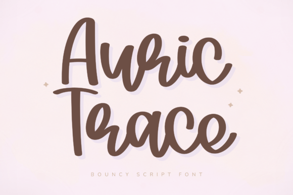 Auric Trace: A Playful Script Font for Your Brand