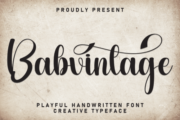 Babvintage: The Whimsical Display Font for Campaigns