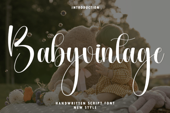 Babyvintage: A Modern Script Font for Web Design
