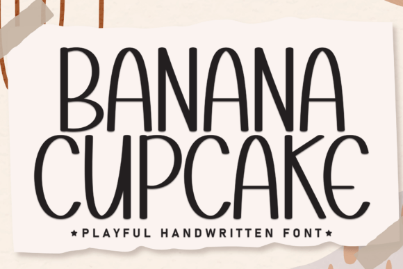 Banana Cupcake: A Playful Handwritten Font Review