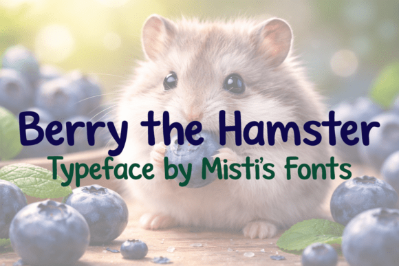 Berry the Hamster: A Charming Handwritten Display Font