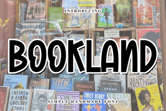 Bookland: A Modern Script Font for Elegant Branding