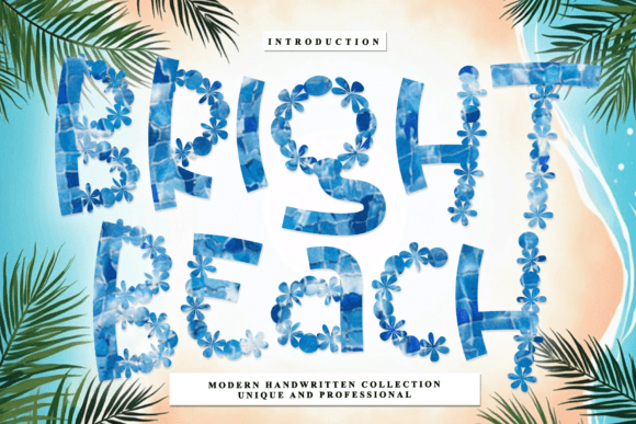 Bright Beach: A Handwritten Font for Small Business Branding
