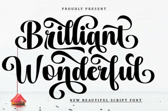 Brilliant Wonderful: A Premium Script Font for Editorial Design