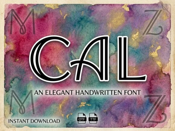 Cal: An Elegant Handwritten Font for Modern Web Design
