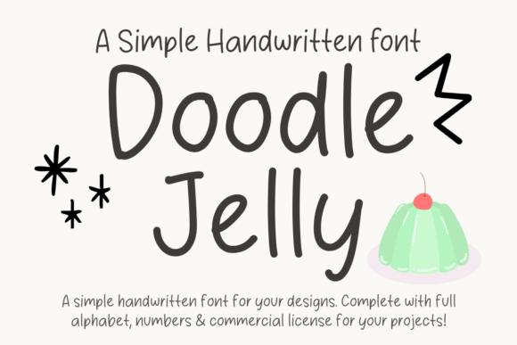 Doodle Jelly: A Playful Handwritten Font for Web Design