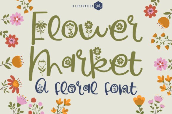 Flower Market: A Whimsical Script Font for Branding