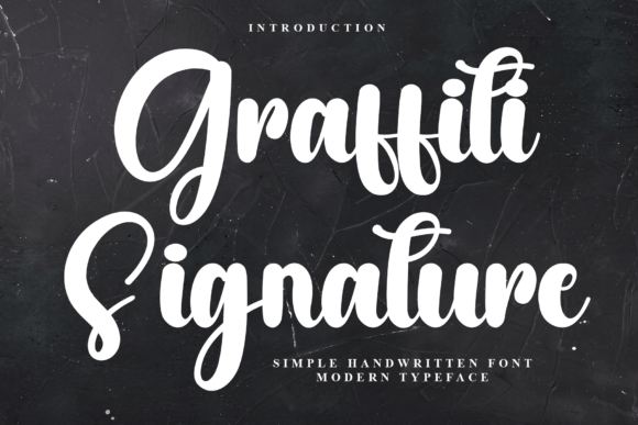 Graffiti Signature: A Friendly Font for Your Brand