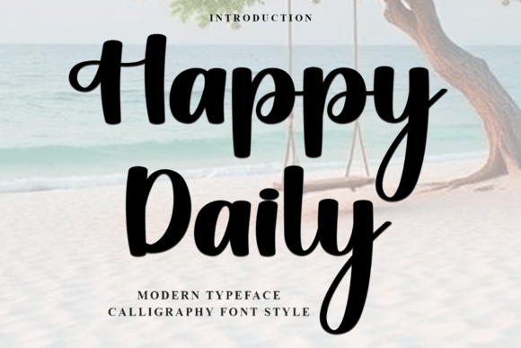 Happy Daily: A Festive Typeface for Your Brand