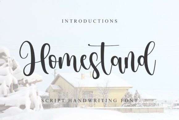 Homestand: A Modern Handwritten Font for Brand Identity