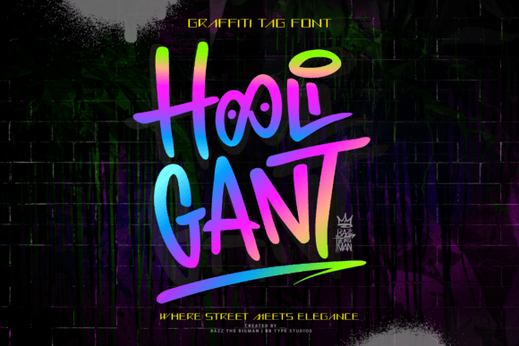 Hooligant: A Bold Tag Font for Campaigns