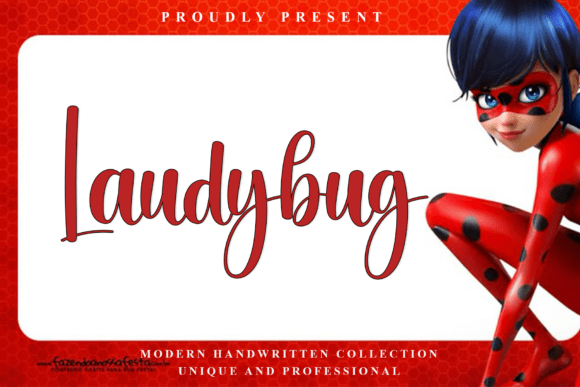 Laudybug: A Modern Handwritten Font for Your Brand