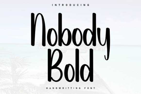 Nobody Bold: A Handwritten Typeface for Editorial Design