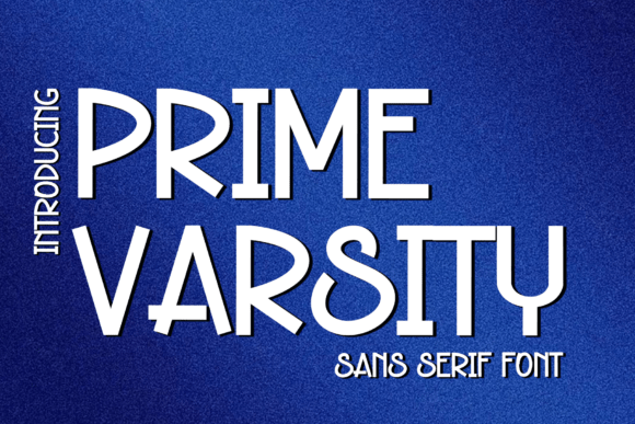 Prime Varsity: A Modern Script Font for Makers