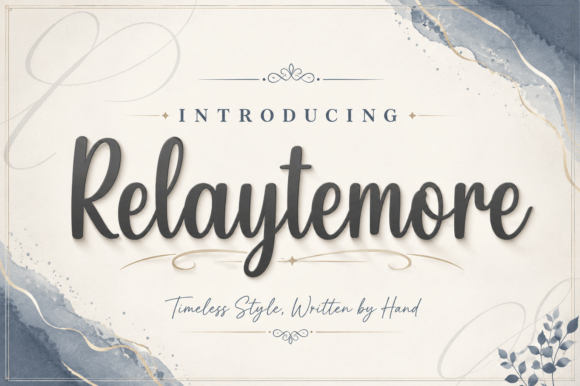 Relaytemore: The Script Font for Modern Marketing