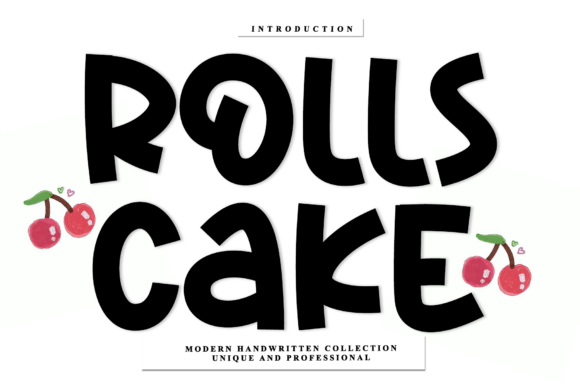 Rolls Cake: A Rhythmic Script Font for Makers