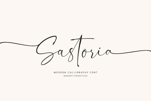 Sastoria: The Modern Script Font for Marketers