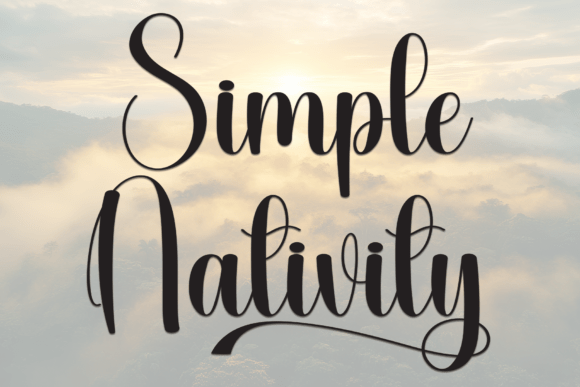 Simple Nativity: A Premium Script Font for Marketers