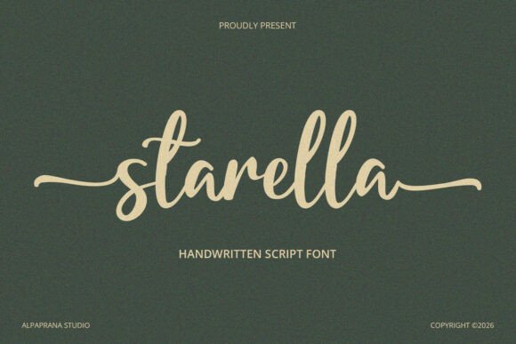 Starella: A Modern Script Font for Digital Branding