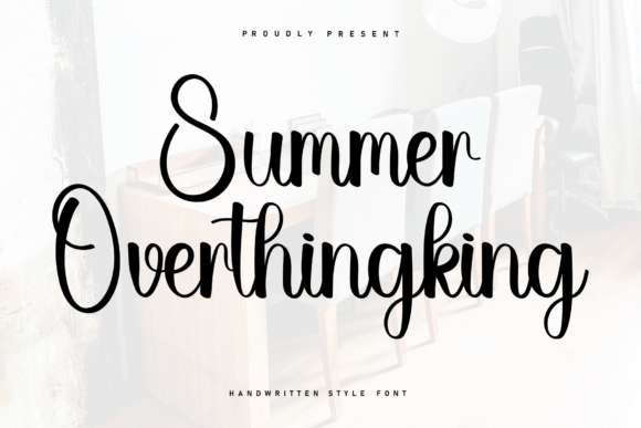 Summer Overthingking: A Handwritten Font for Modern Web Design