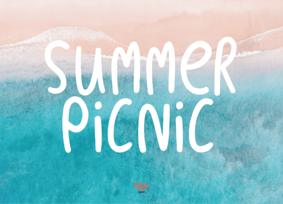 Summer Picnic: A Handwritten Font for Web Design