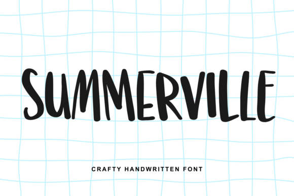 Summerville: A Playful Handwritten Font for Branding