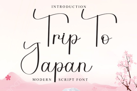 Trip to Japan: A Festive Display Font for Web Design