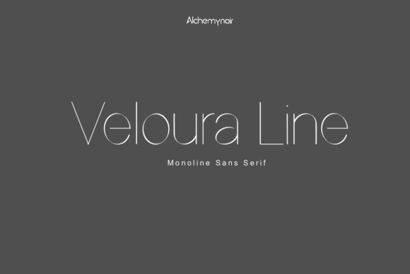 Veloura Line: A Modern Script Font for Web Design